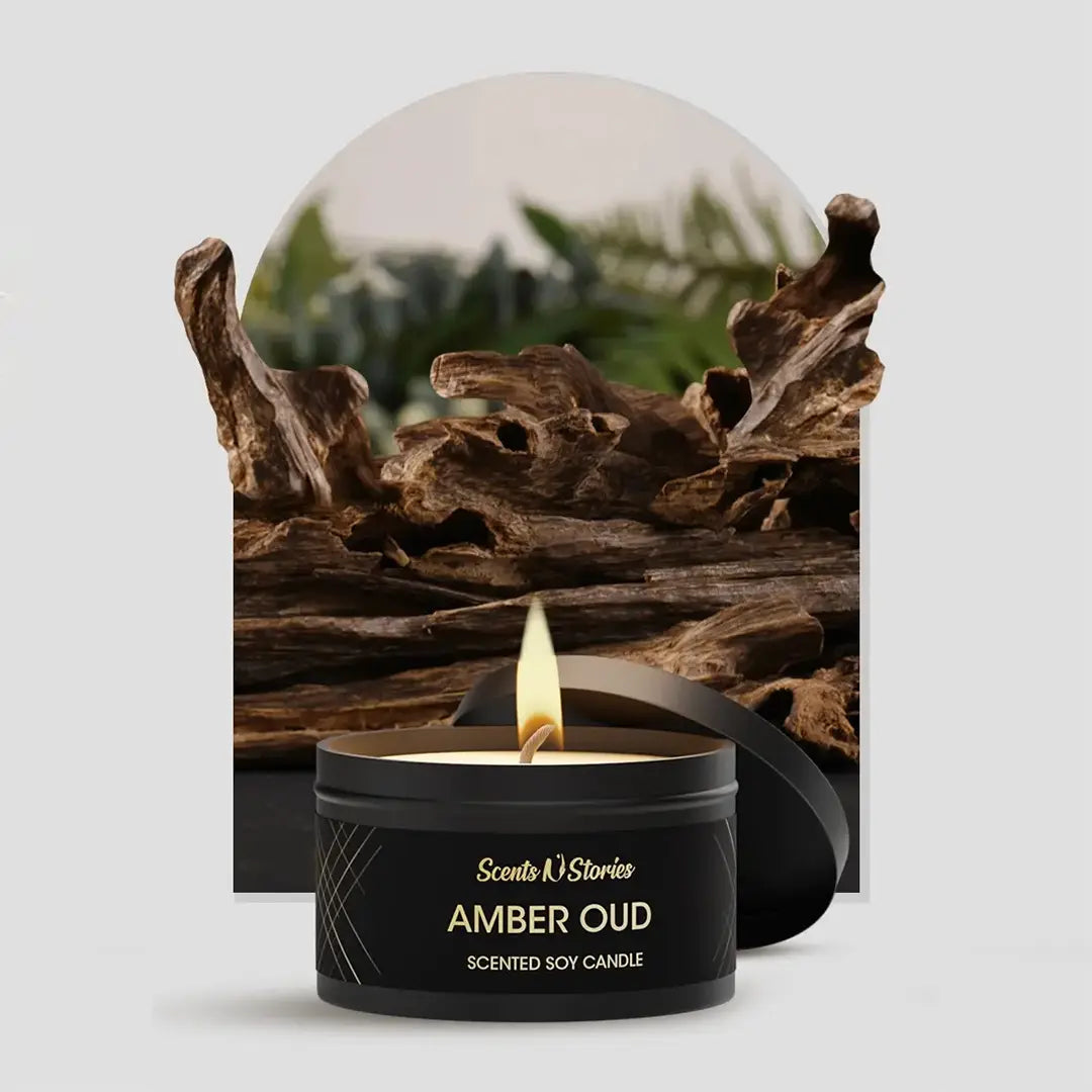 Amber Oud Scented Candle